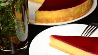 Рецепт Тыквенно-сливочного чизкейк с брусничны желе