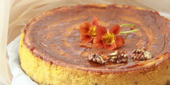 Рецепт тыквенного чизкейка осень