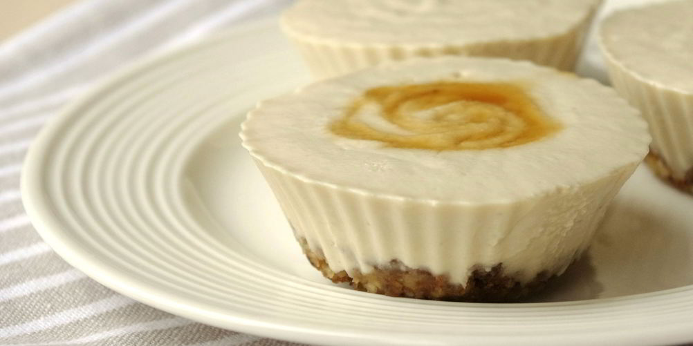 Как приготовить вегетарианские мини-чизкейки без выпечки