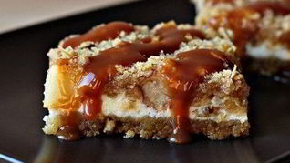 Рецепт Яблочного чизкейка с хлопьями