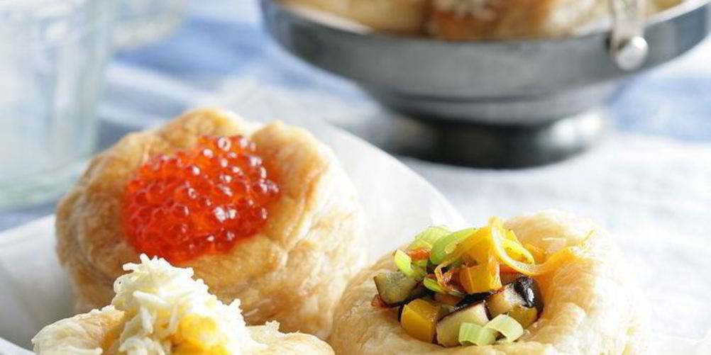 Как приготовить фаршированных волованов