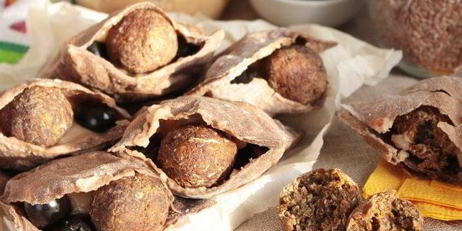 Рецепт фастфудных конвертиков с овощными шариками