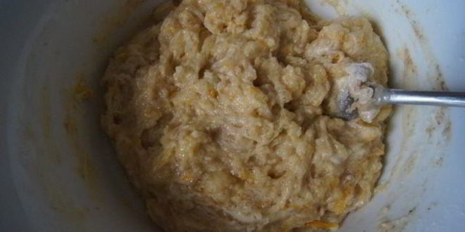 Рецепт апельсиновых кексов с овсяными хлопьями и вяленой вишней