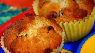 Рецепт Банановых кексов с изюмом