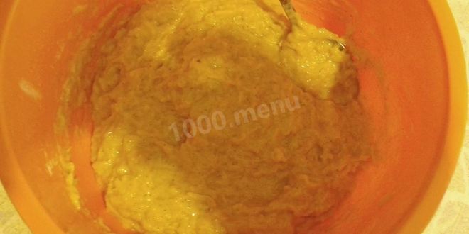 Рецепт кабачкового кекса с семечками