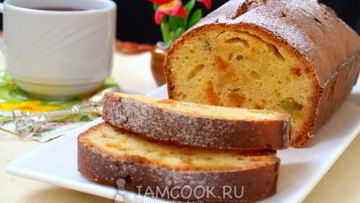 Рецепт Кекса на кислом молоке