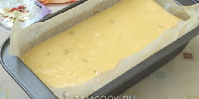 Рецепт кекса на кислом молоке