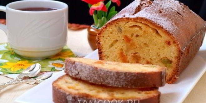 Рецепт кекса на кислом молоке