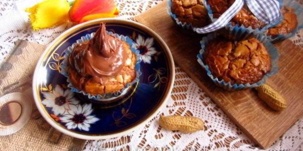 Как приготовить кекс на нутелле с овсяными хлопьями и сухофруктами