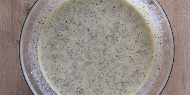 Рецепт кекса с маком ревани