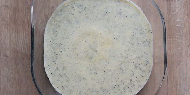 Рецепт кекса с маком ревани