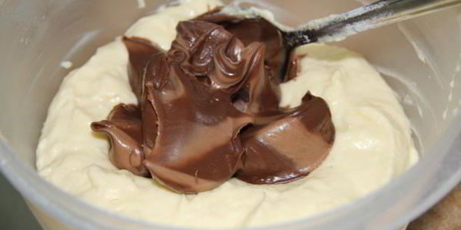 Рецепт кекса с нутеллой и кокосовым молоком