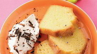 Рецепт Кекса с соусом лимончелло