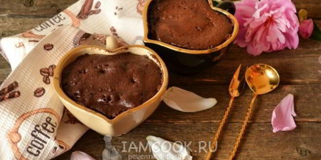 Рецепт кекса в микроволновке за 3 минуты