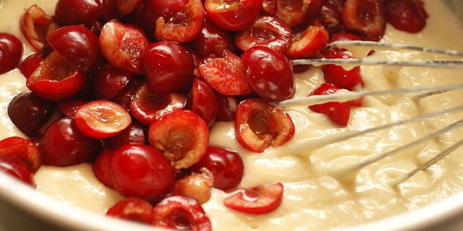 Рецепт кексов с черешней