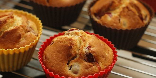 Рецепт кексов с черешней