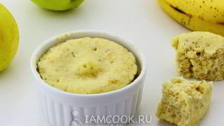 Рецепт Кексов в микроволновке без какао