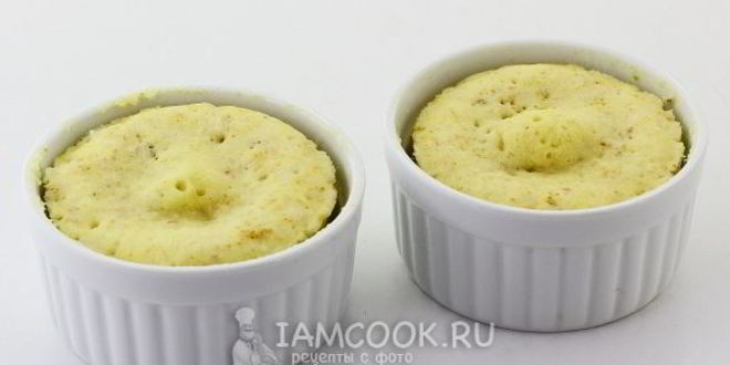 Рецепт кексов в микроволновке без какао
