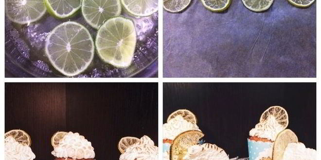 Рецепт лаймовых капкейков с цитрусовым курдом