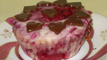 Рецепт Малиновых кексов