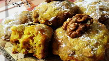 Рецепт Мягких пряных кексов с тыквой и грецким орехом