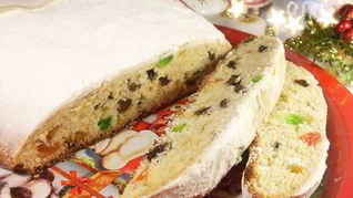 Рецепт Рождественского творожного Штоллена