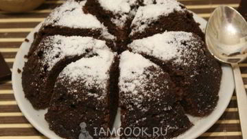 Рецепт Шоколадного кекса в микроволновке за 5 минут