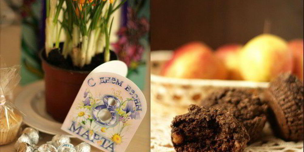 Как приготовить шоколадные кексы с изюмом