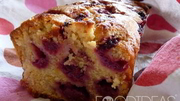 Рецепт Творожного кекса с малиной