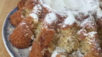 Рецепт Творожного лимонно-банановый кекс