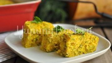 Рецепт Тыквенного кекса с зеленью