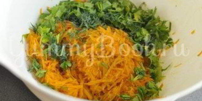 Рецепт тыквенного кекса с зеленью