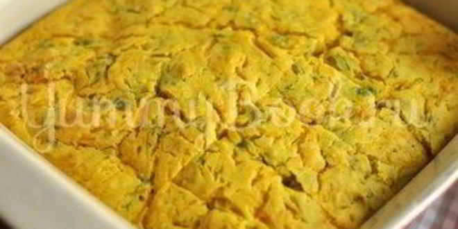 Рецепт тыквенного кекса с зеленью