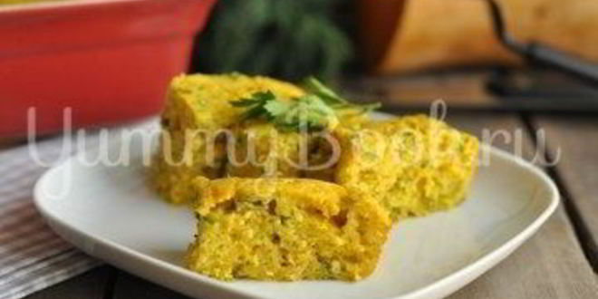 Рецепт тыквенного кекса с зеленью