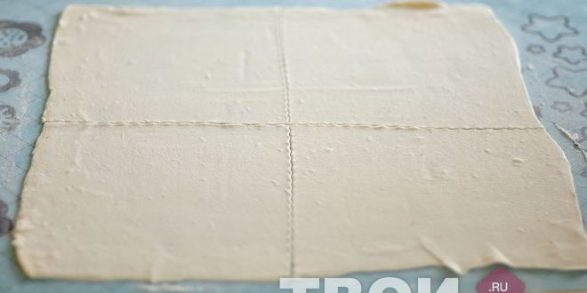 Рецепт хачапури из слоеного теста