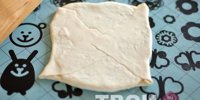 Рецепт хачапури из слоеного теста