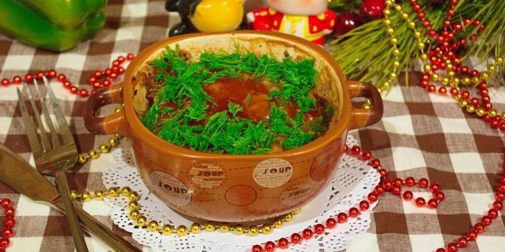 Как приготовить американский мясной хлеб в горшочке