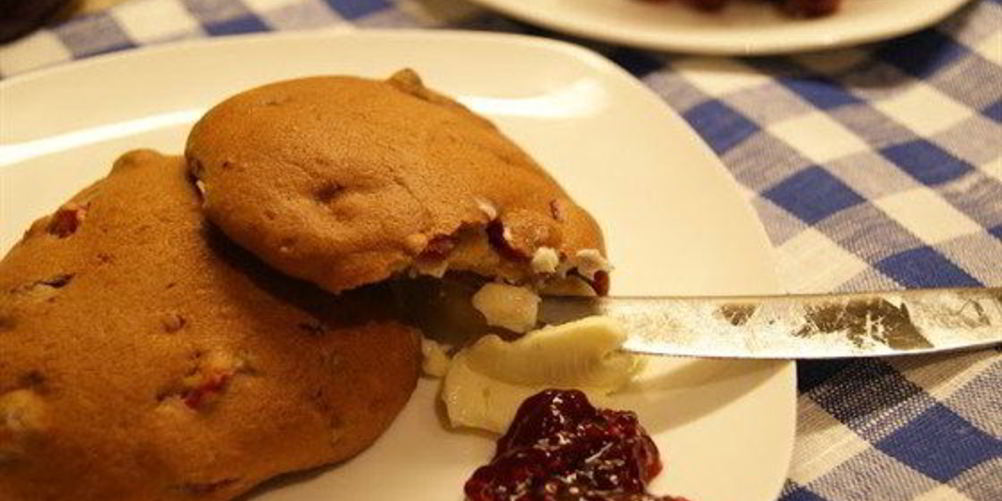 Как приготовить английские сконы с клюквой