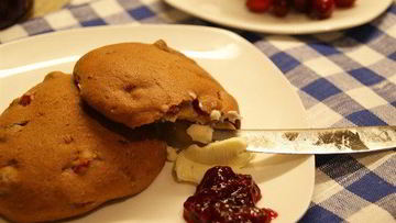 Рецепт Английских сконов с клюквой