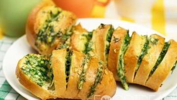 Рецепт Батона с чесноком