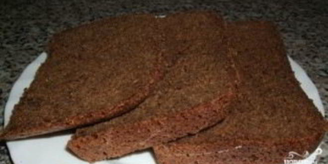 Рецепт черного хлеба в хлебопечке