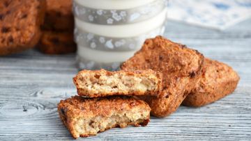 Рецепт Диетических творожных хлебцев с отрубями