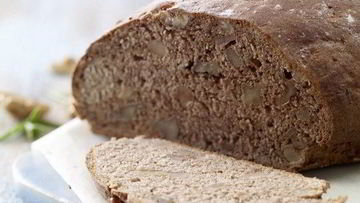 Рецепт Домашнего хлеба с грецкими орехами и розмарином