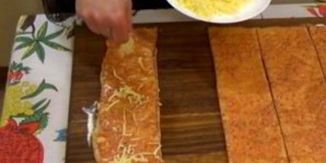 Рецепт хлеба гармошка на пиве с сыром