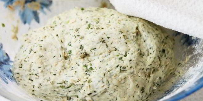 Рецепт хлеба из овсяных хлопьев с зеленью