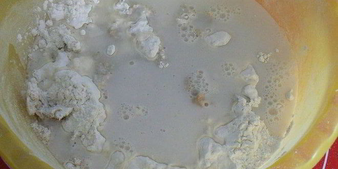 Рецепт хлеба с овсяными хлопьями и мукой