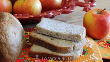 Рецепт Хлеба с яблоками Нежный