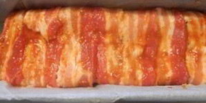 Рецепт мясного хлеба с беконом