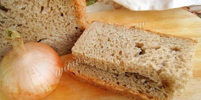 Рецепт ржаного хлеба с луком