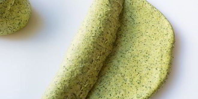 Рецепт шпинатного хлеба с цельнозерновой мукой